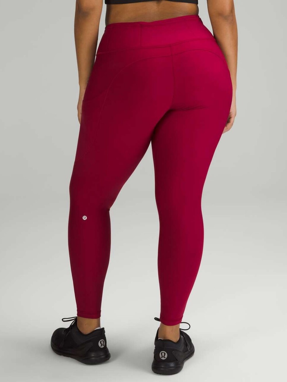 Lululemon Fast and Free High-Rise Fleece Tight 28" Color Pomegranate Size 2